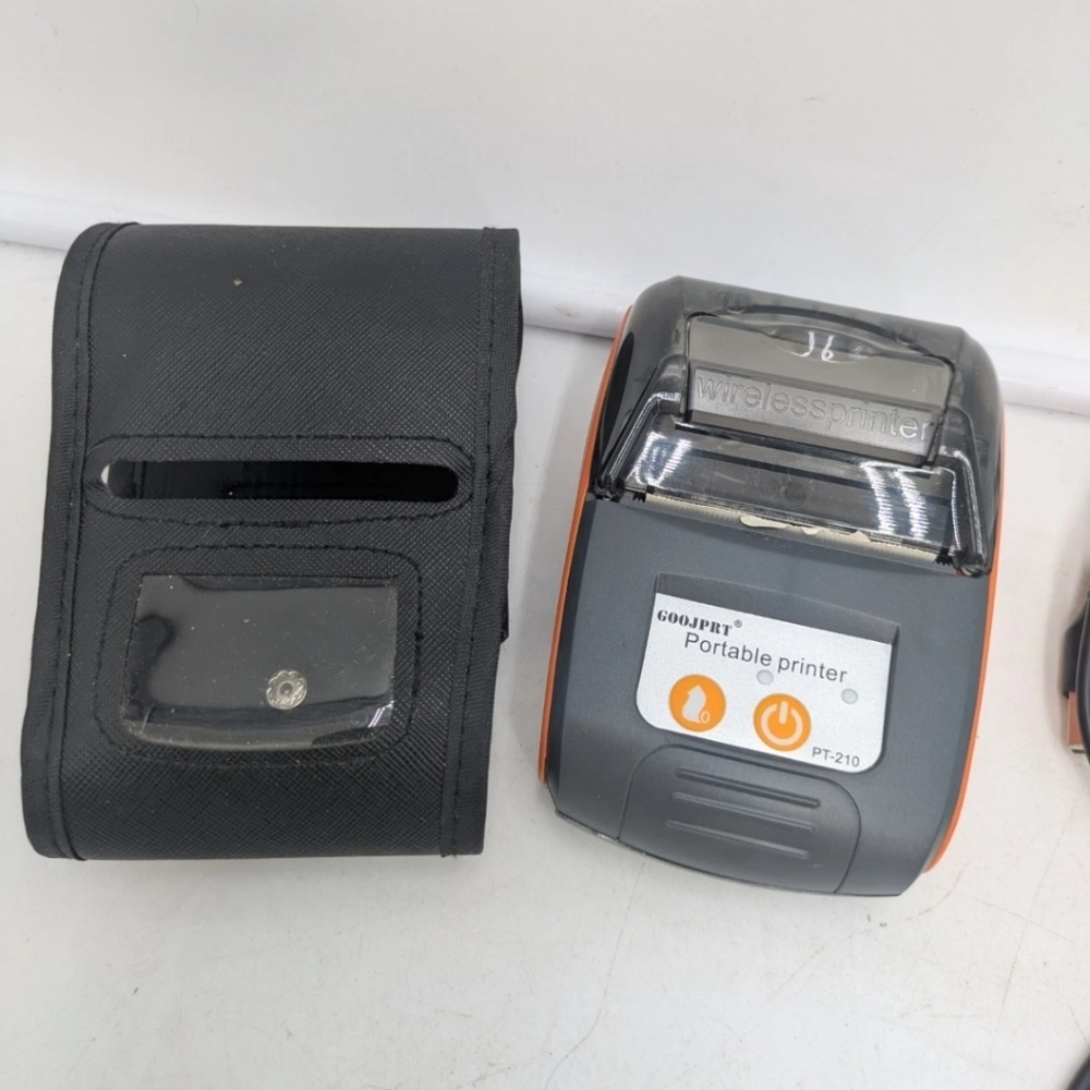 GOOJPRT PT-210 Portable Wireless Thermal Receipt Printer w/ Case & Charger